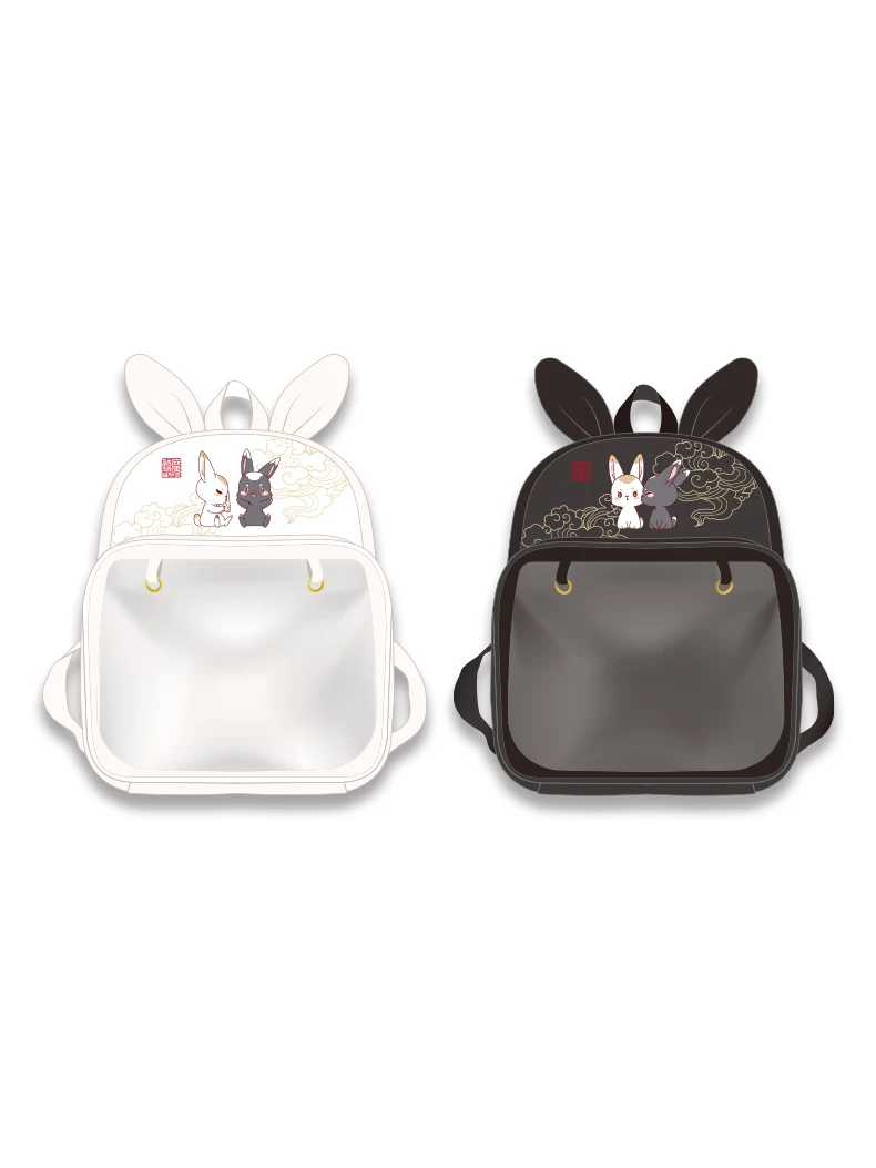 Anime Game Grandmaster of Demonic Cultivation WeiWuXian LanWangJi Cosplay Cute Backpack Cartoon Ita-bag Xmas Gift Accessories