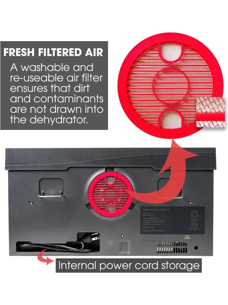 SAHARA Folding Food Dehydrator (Stainless Steel Shelves)