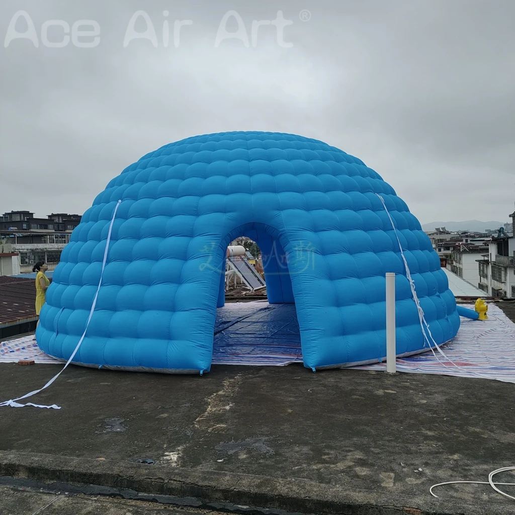 

inflatable dome tent inflatable marquee tent with 2 entrance wedding party tent with free air blower