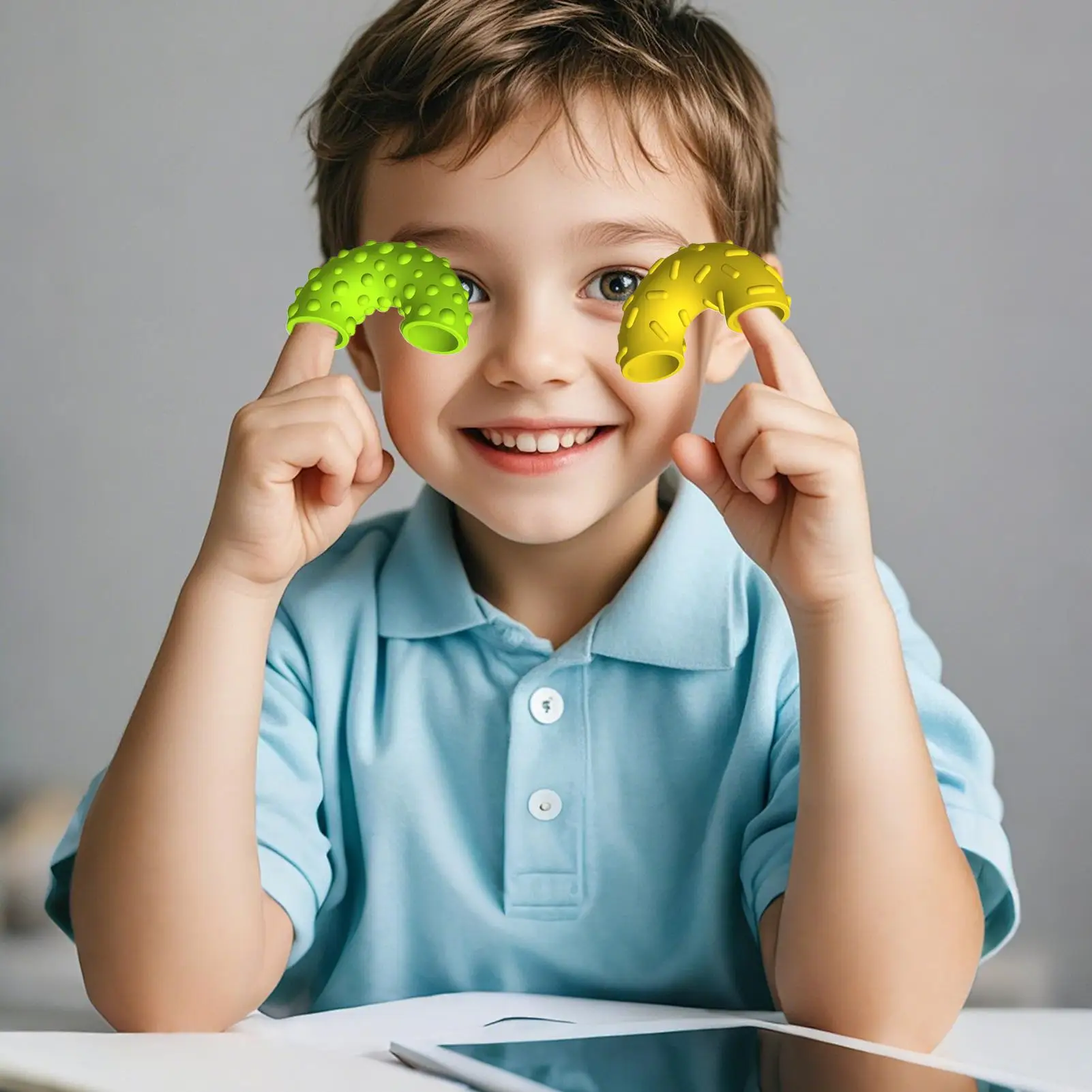 Textuur Fidget Speelgoed Tactiel Zintuiglijk Speelgoed Voor Kinderen Siliconen Kalmerende Fidget Stress Reliever Voor Jongens Meisjes Reizen School