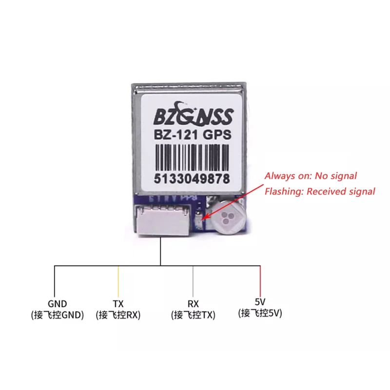 BZGNSS BZ-121 BZ-181 BZ-251 Dual Protocol GPS Positioning Module Suitable FPV out of Control Rescue Fixed-wing Crossing Drones