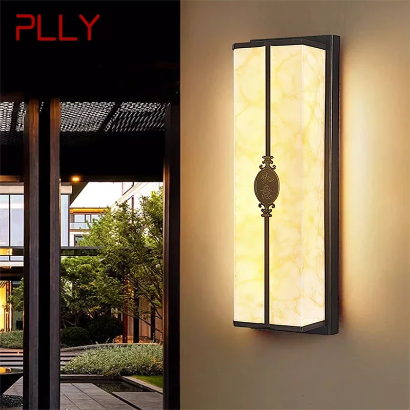 PLLY Contemporary LED Outdoor Wall Lamps Electric Simplicity Waterproof Balcony Hallway Courtyard Villa Gate Hotel