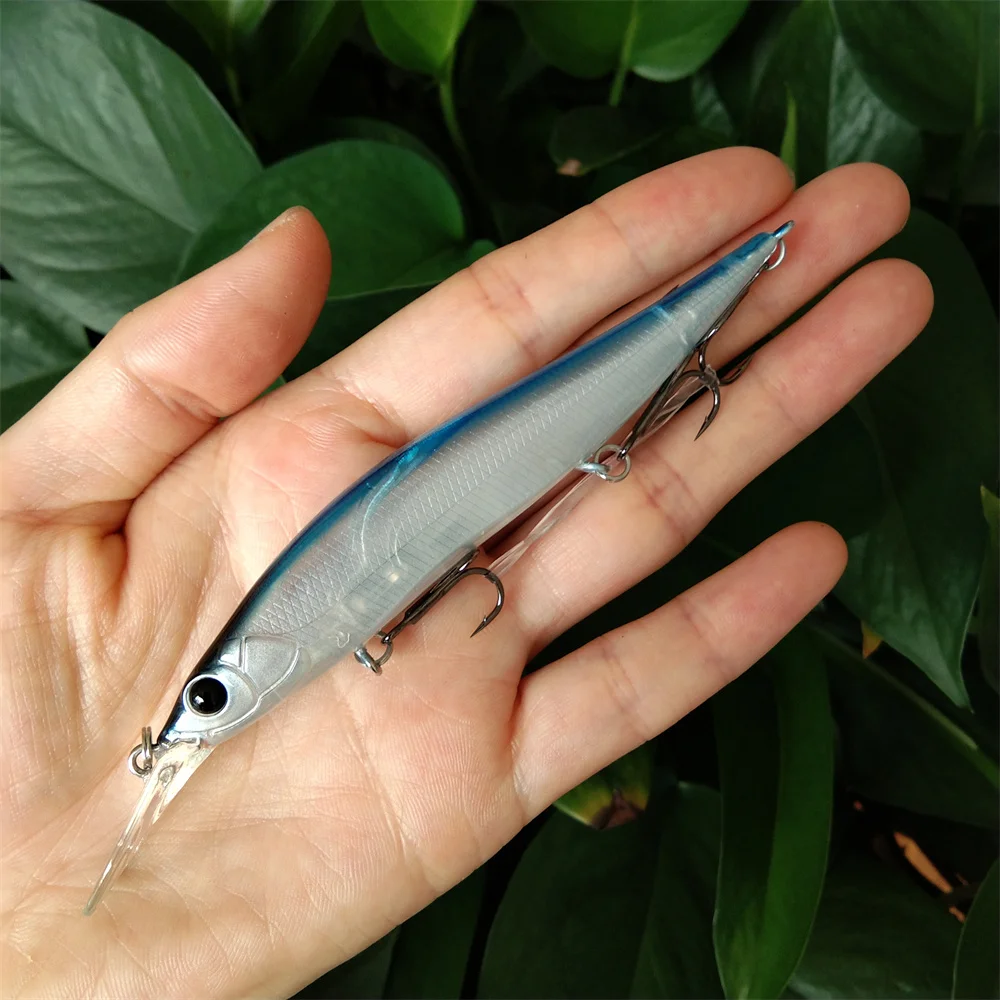 4pcs 98mm 10g SP Weight System Long Casting Suspend Minnow Fishing Lure 2.2m AURORA 98SP Hard Bait For Bass Pike