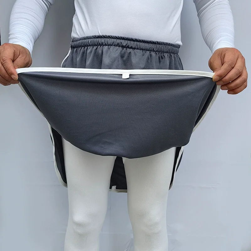 Men's Summer Breathable Sexy Aro Pants Skirt Shorts Male Casual Long Boxers Plus Size Fashion Sleeping Bottoms