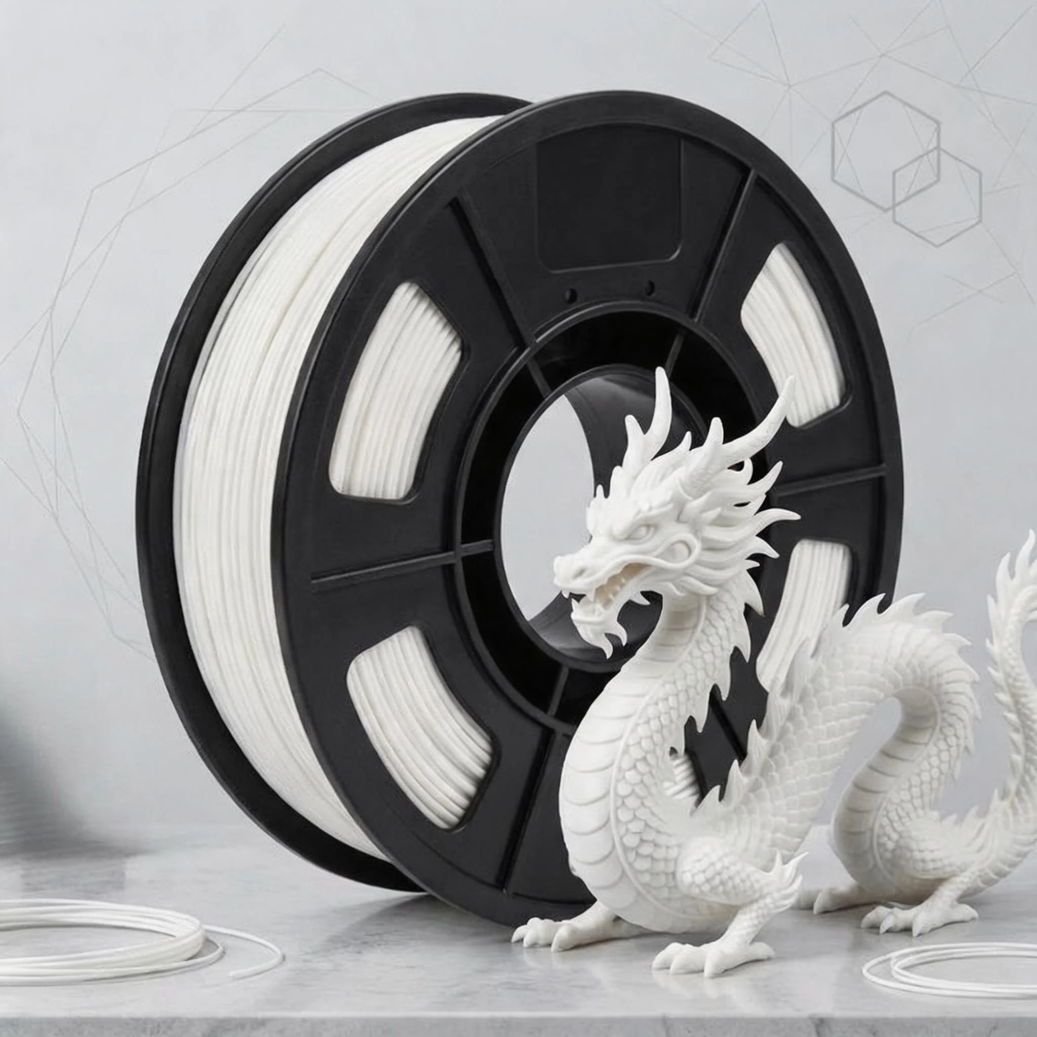 PETG white,gray,transparent,skin color,pink,black,3D Printer Filament 1.75mm 250g,High Strength,Excellent Layer Adhesion