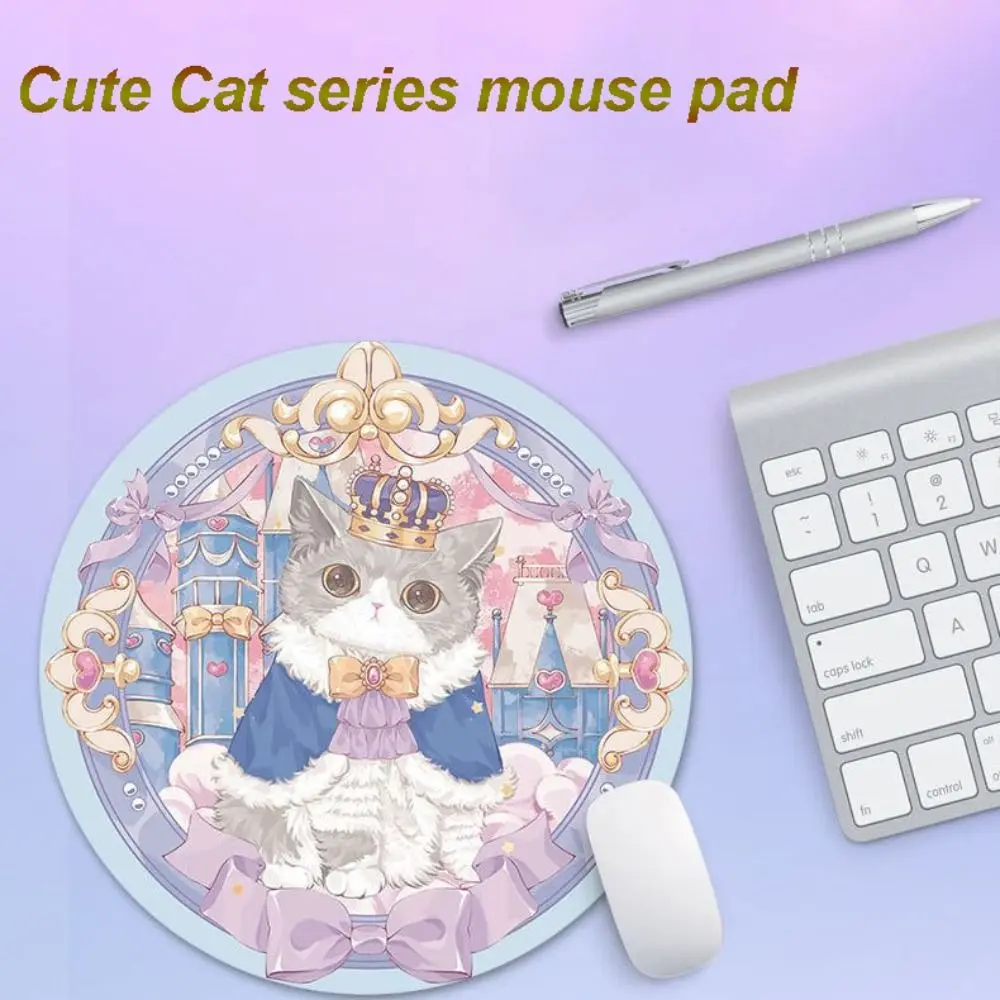 Locking Edge Mouse Mat High quality Rubber Cute Cat Gaming Mouse Pad Creative Durable Mousepad Office