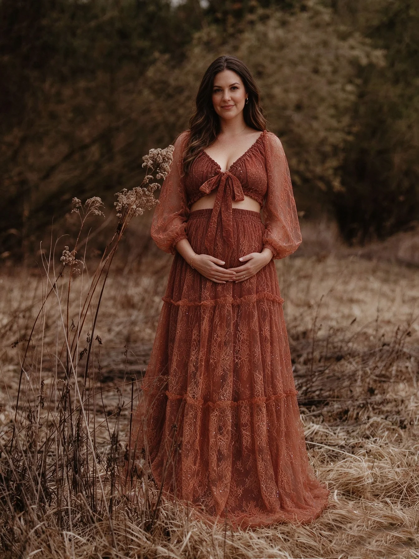Maternity Dresses For Baby Show Lace Women Photography Outfit Dress Off Shoulder Dress Boho Pregnancy Photo Shoot