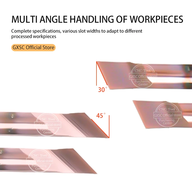 Imagem -03 - Cortador de Torno Cnc Inserções de Carboneto Ferramenta de Lâmina de Ranhura Material de Aço Inoxidável de Alta Qualidade Mggn200l30 R45 Mggn150l8 15 r9 15