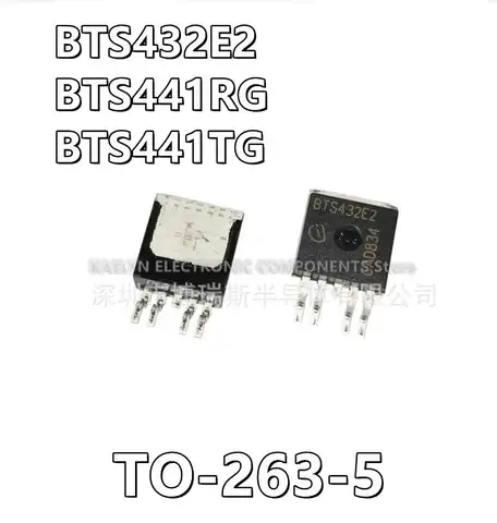 10Pcs/lot BTS432E2 BTS432 BTS441RG BTS441TG BTS441 Power Switch/Driver 1:1 N-Channel  SMD  TO-263-5
