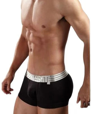 Men\'s silver-trimmed belt regular boxer panties Light and comfortable boxers