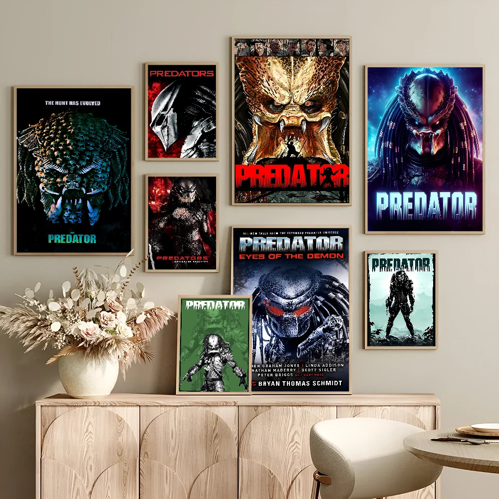 The Predator Anime Posters Sticky Whitepaper Sticker DIY Room Bar Cafe Kawaii Room Decor