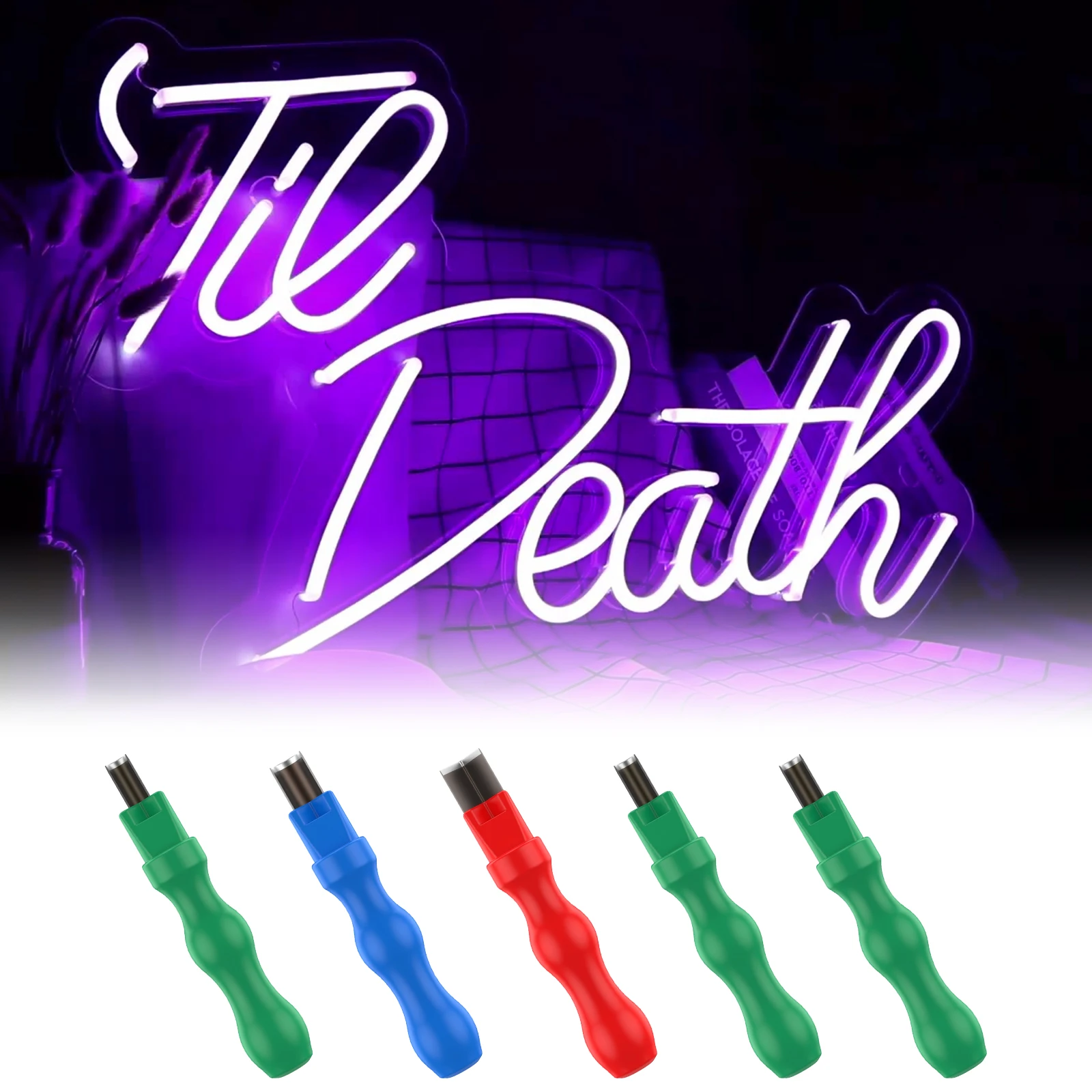 2/3Pcs Neon Light Cutter Portable Cutting Neon Lamp Hand Tool High Speed Steel Neon Strip Trimming Hand Tool Neon Light Cutting