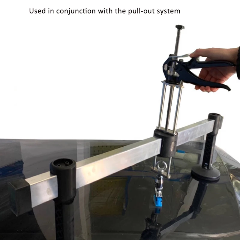 

Car Dent Repair, Lifting and Pulling Frame, Large Area Dent Sheet Metal Repair, Hand-held Pulling Frame Combination Set