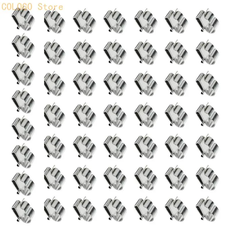 Solar Cable Routing Clip Set with 304 Alloy Build for Two-Cable Outdoor Mounting and Service Work Daily D0LD