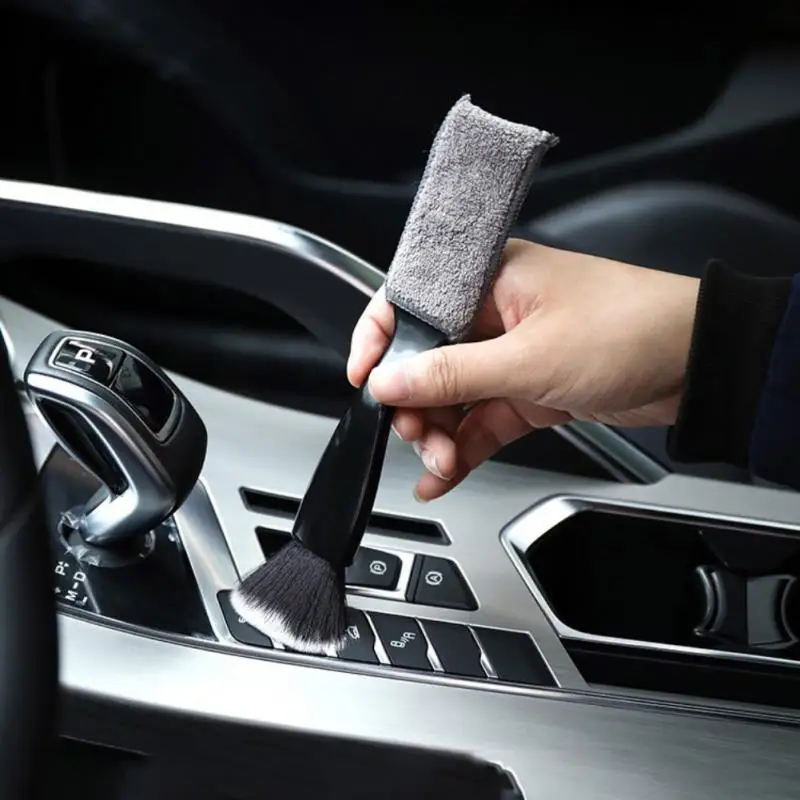 

Car Cleaning Tools Air Conditioning Air Outlet Cleaning Dust Removal Soft Brush Multifunctional Auto Interior Cleaning Tool