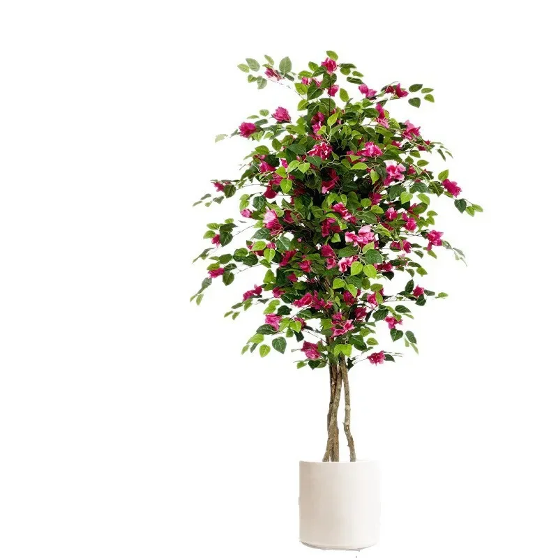 Simulation plant triangular plum tree, living room lucky high-end balcony window landscaping decoration, high imitation real