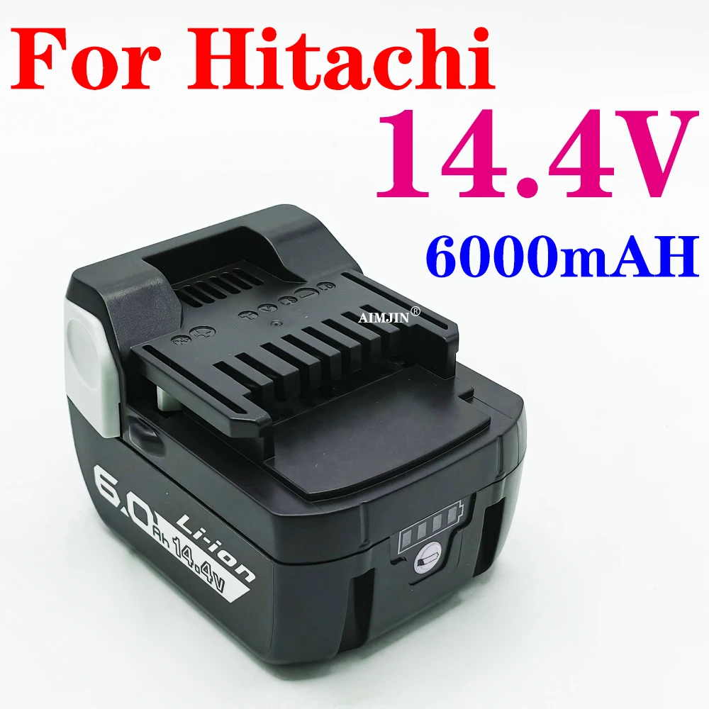 Rechargeble Power Tool 6.0Ah Battery 14.4v Battery For HITACHI BSL1415 BSL1430 CD14DSL DH14DSL DS14DSL 329901 Cordless Drill