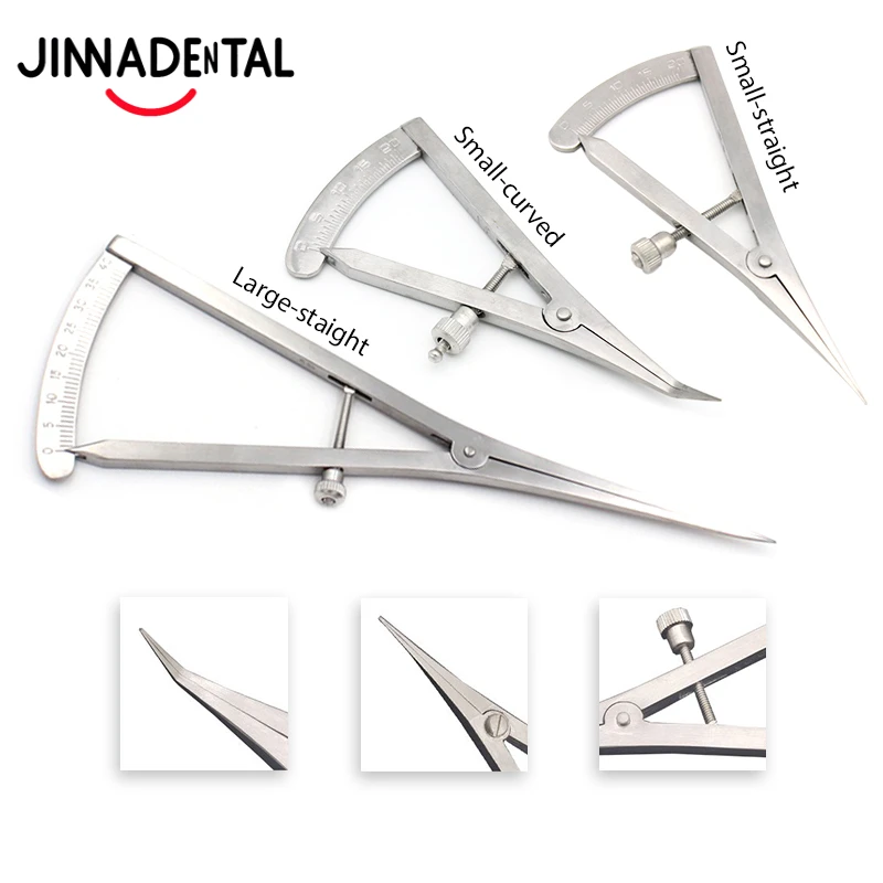 

Dentistry Surgical Wax Bone Dentistry Implant Castroviejo Bone Caliper Dental Crown Gauge Calipers Dentist Medical Ruler Tools