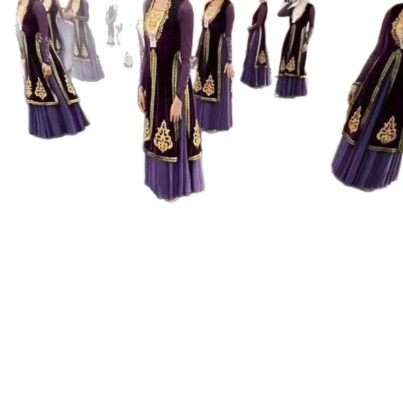 Trajes de baile para adultos falda oscilante grande uigur rendimiento nuevas minorancias étnicas de Xinjiang