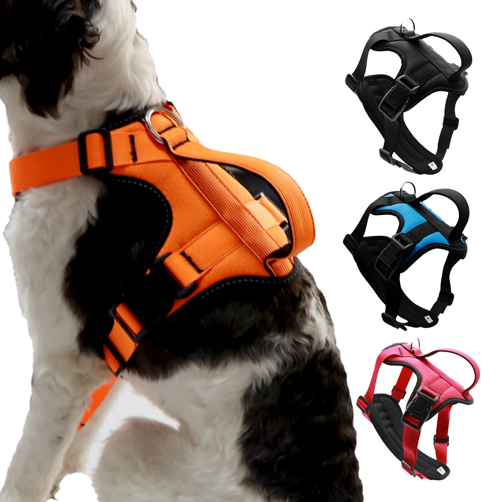 

Comfortable Dog Walking Training Harness Breathable Dog Vest Walk Safe at Night For Small Medium Large Dogs