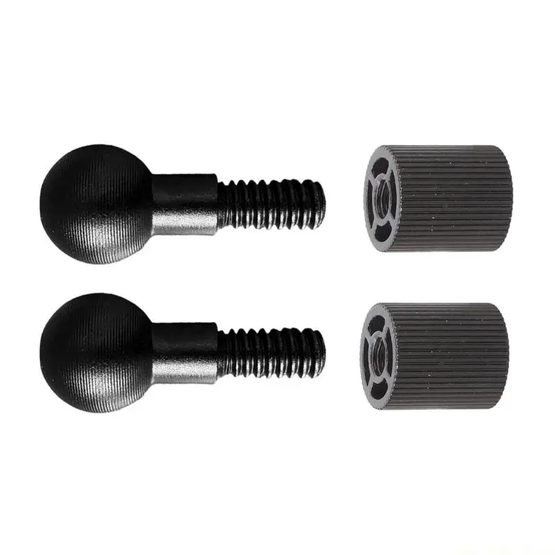 F62C 2PCS Precise Machined 0.59in Ball Head 1/4Inch Screw For Versatile Camera Mounting Photography And Videography Devices
