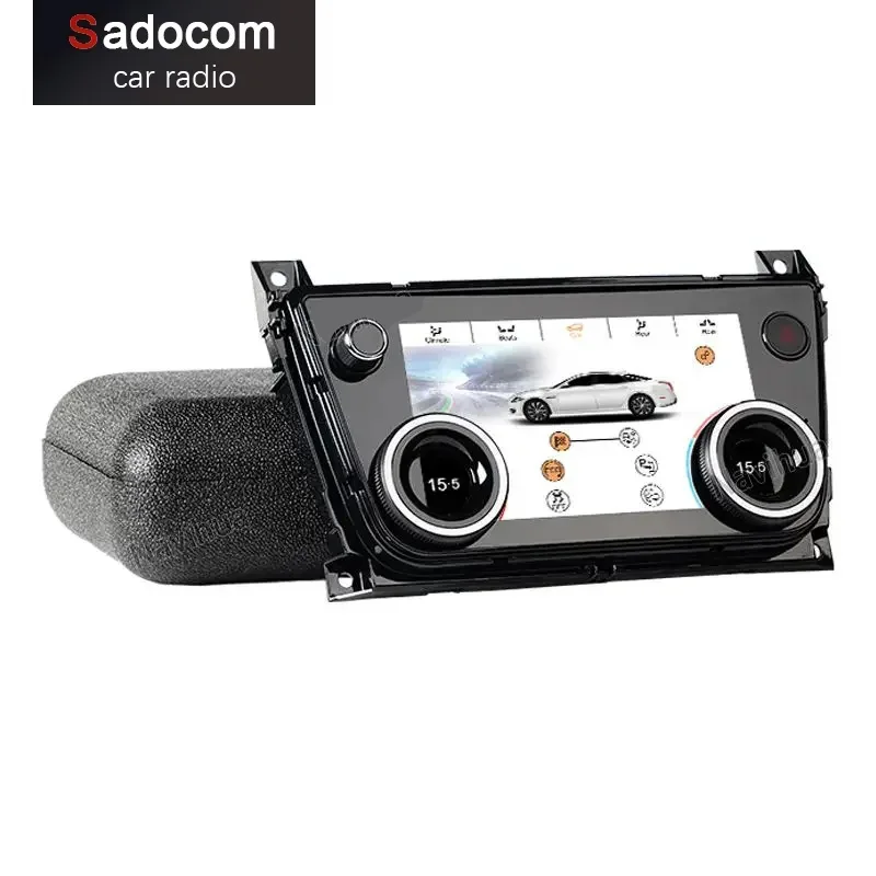 For Jaguar XJL XJR XE XEL XF 2010-2019 Digital Car AC Screen Panel New Upgrade Auto Air Conditioner Climate Control LCD Monitor