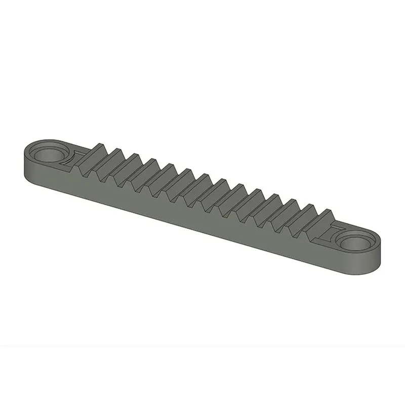 100PCS 6630 Interlocking MOC1x8 Gear Strip With Bolt Holes Children DIY STEM Building Blocks Toys Group