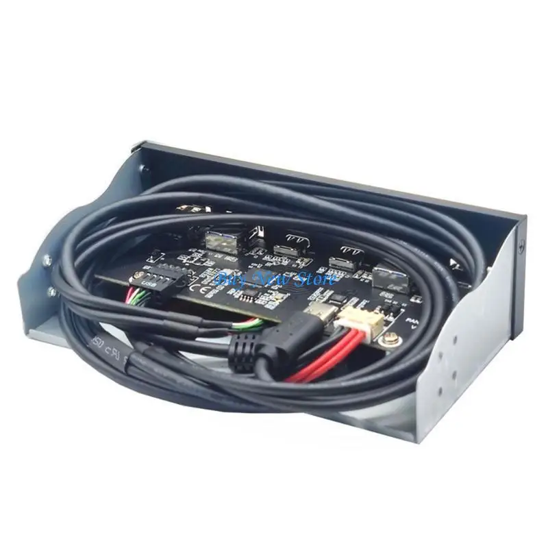 

20CE USB C Hub Floppy Drive Front Panel 2 Port USB + 2 Port USB 3.2 Type C 19 Pin