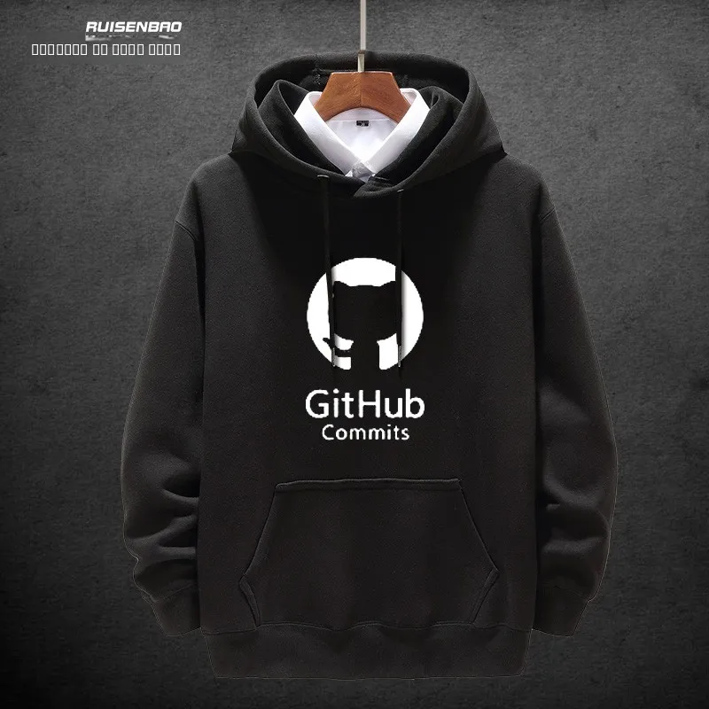 

Толстовка с длинными рукавами Geek Proammer Couple для мужчин, модная, из смеси хлопка и полиэстера, зимняя, повседневная, свободного кроя, с принтом