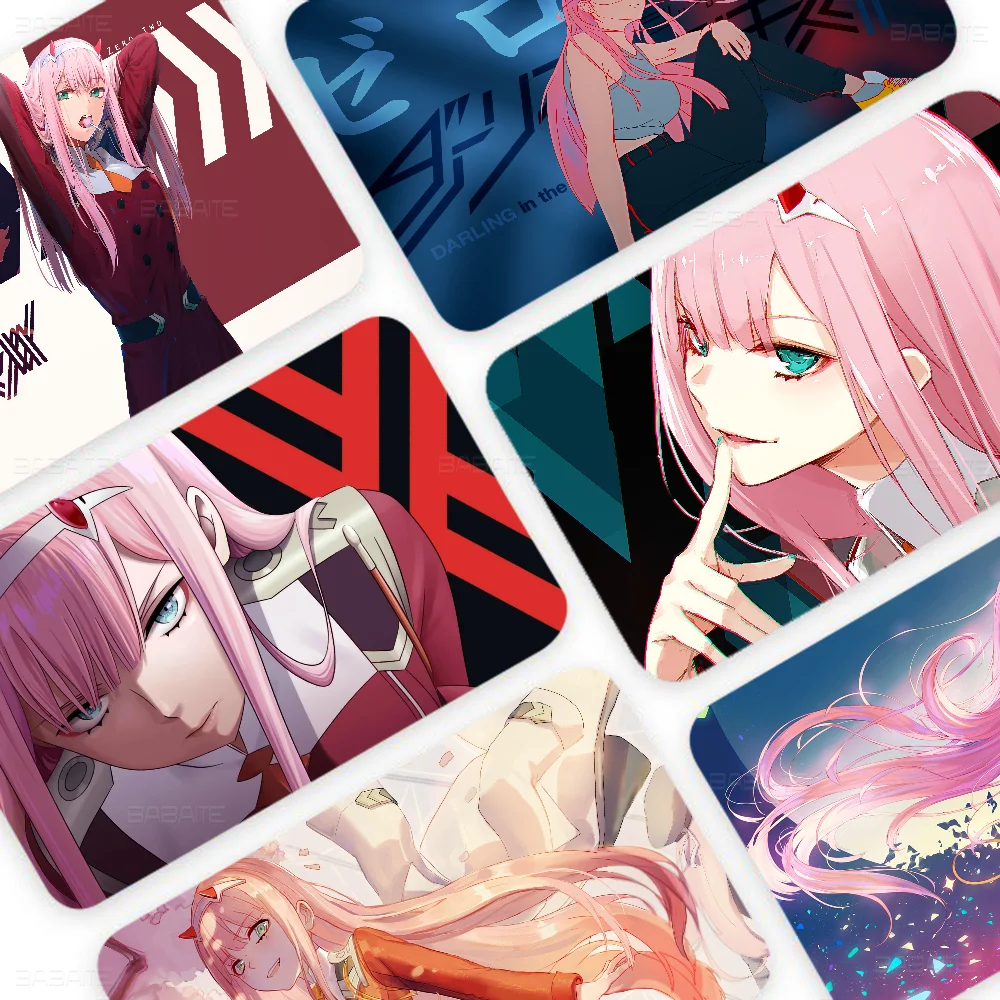 Z-Zero T-Two Darling In T-The F-Franxx piel de tarjeta de crédito para tarjeta de acceso de autobús bancario VISA película protectora pegatina de cubierta