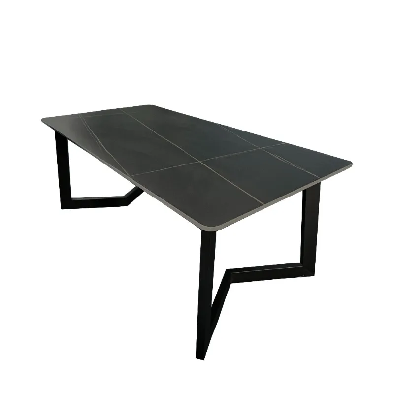 Modern coffee table luxury family furniture metal black custom steel coffee table