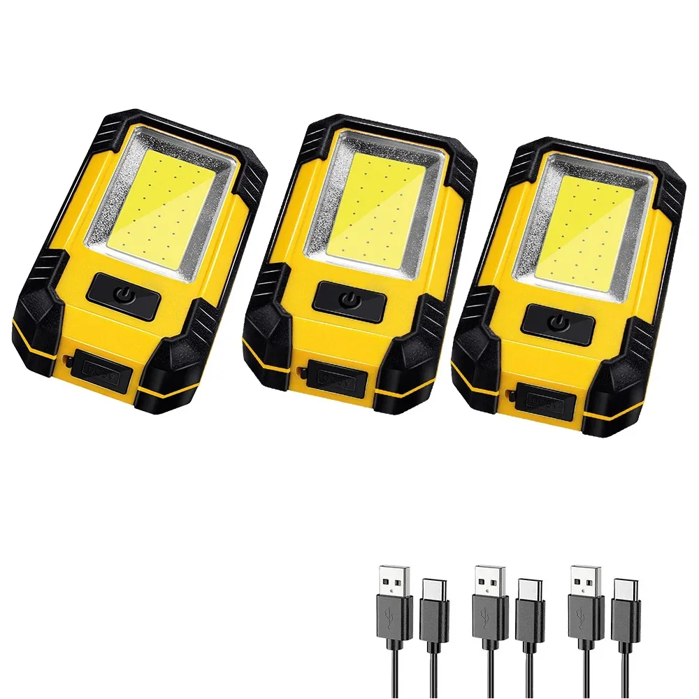 KDULIT 4000 mah Led Arbeit Licht Wiederaufladbare Super Helle COB Taschenlampe Mit Magnetische Tragbare Outdoor Camping Laterne Notfall Lampe 6
