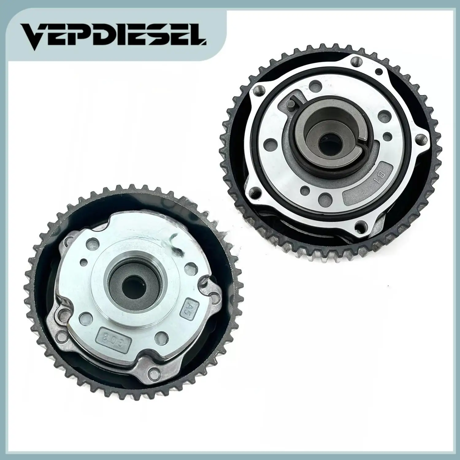 

2 PCS Intake & Exhaust Camshaft Adjuster Kit 04E109088L 04E109088M 04E109088AG For VW Golf Jetta Beetle Audi A3 Q3 1.2T 1.4T