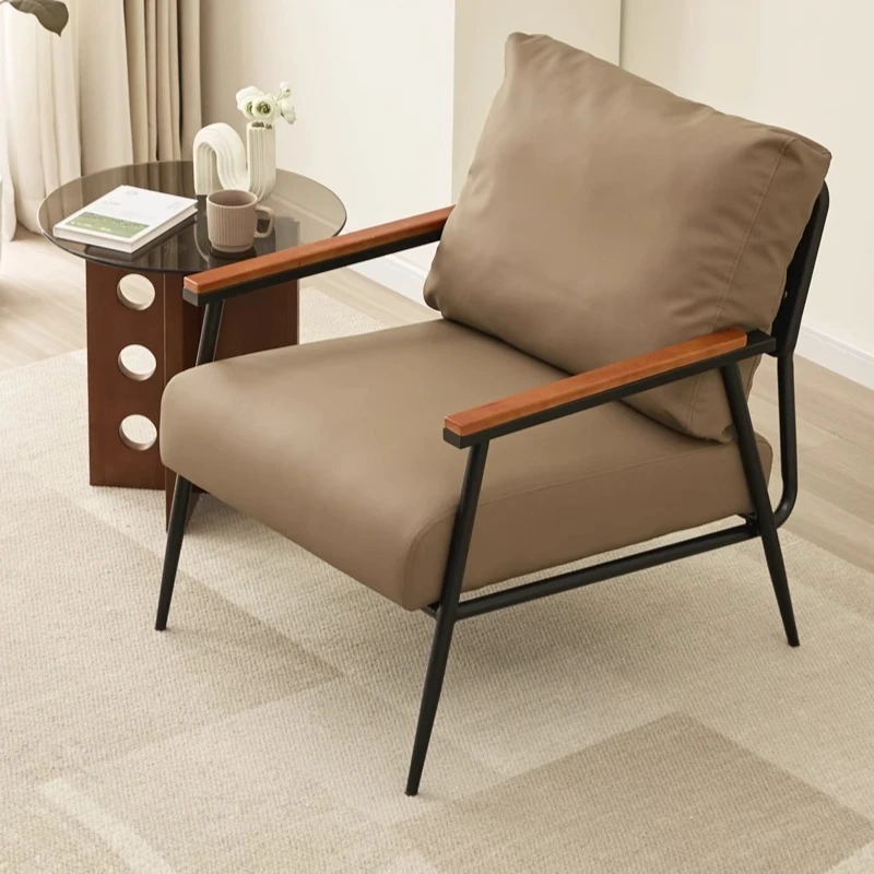 Designer Simple Living Room Chairs Balcony Relax Modern Individual Living Room Chairs Reading Arm Poltrona Postmodern Furniture