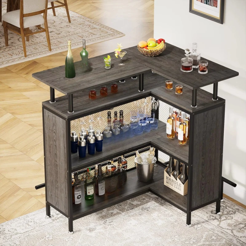 

Shaped Family Bar Unit Corner Mini r Cabinet Family Bar Holiday Table