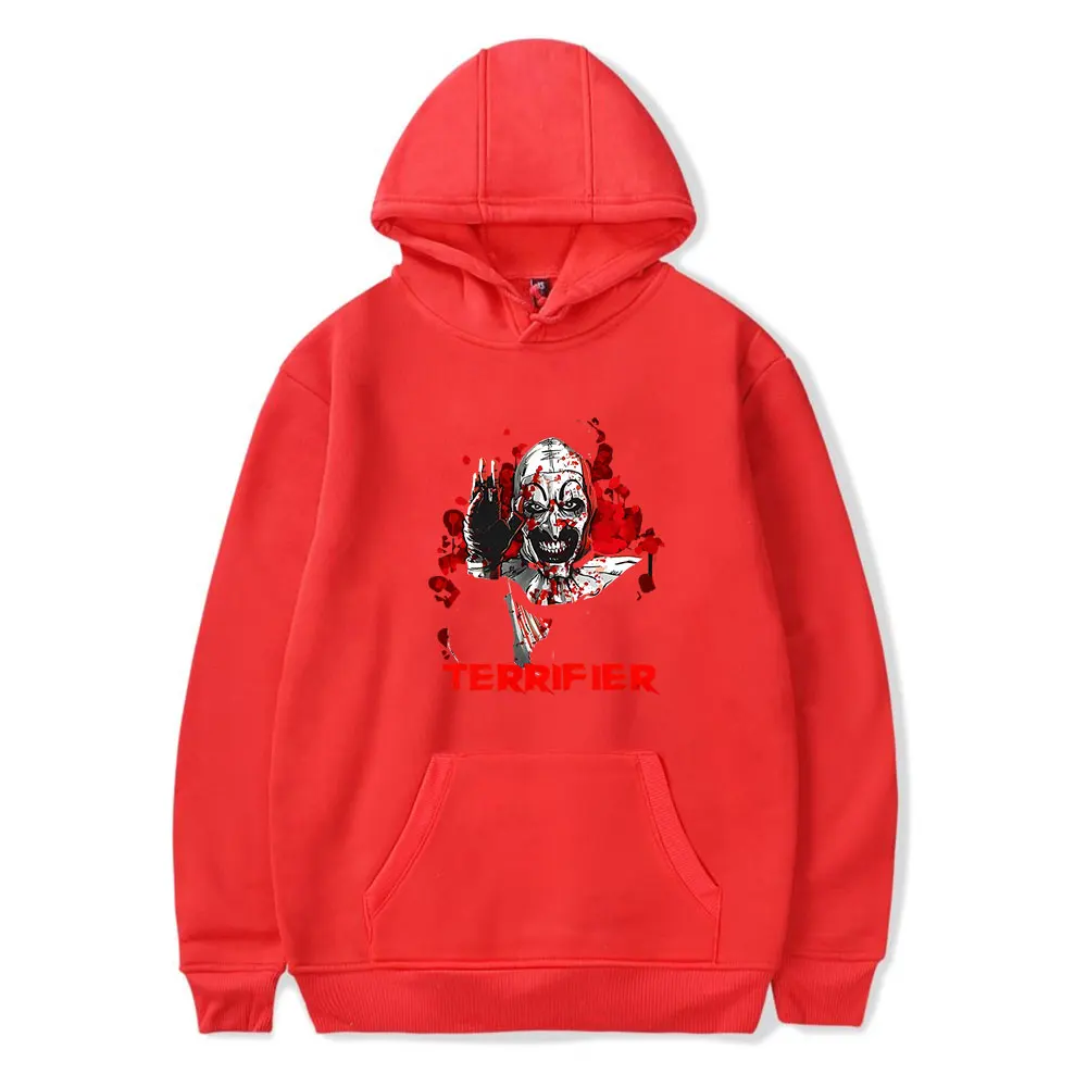 Terrifier Art the Clown Hoodies Merch Women Men Fashion Casual Long Sleeve Sweatshirts Pullover Sweatshirt