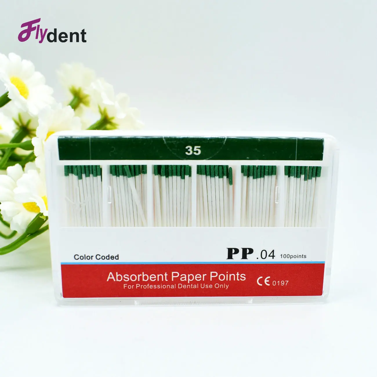 Dental 02/04 Absorbent Paper Points Root Cancel Endodontics Cotton Fiber Tips Dentist Product Mixed Sizes