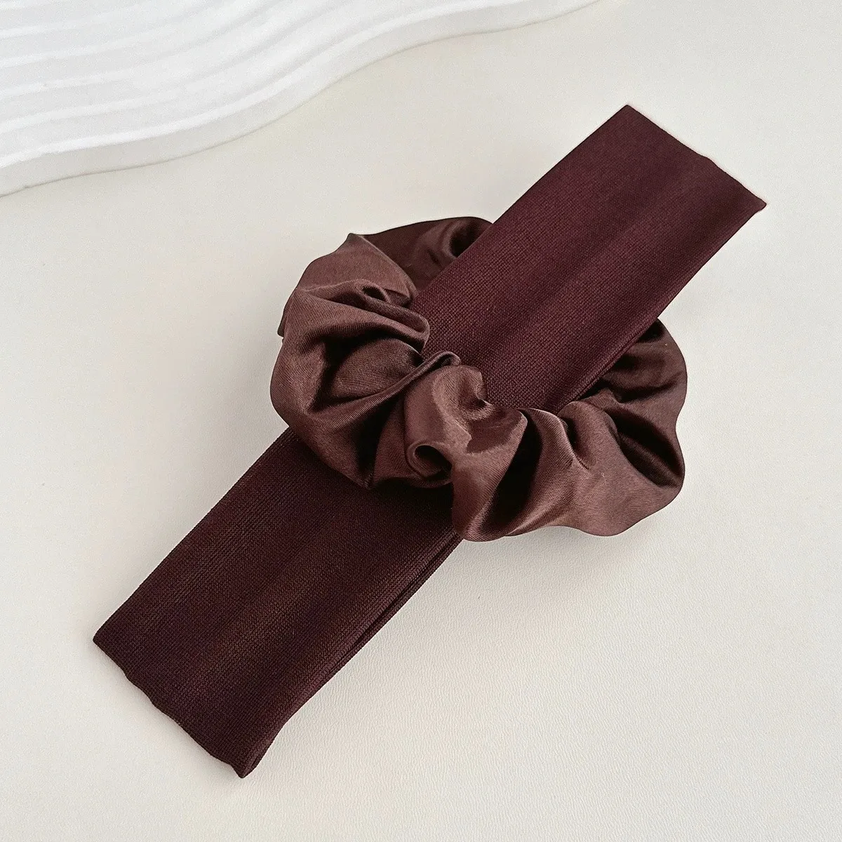 Four Seasons Solide Sport-Stirnbänder für Damen, Fitness, Laufen, Yoga, einfarbig, elastische Haarbänder, Stretch-Haar-Accessoires für Make-up – Detail 10