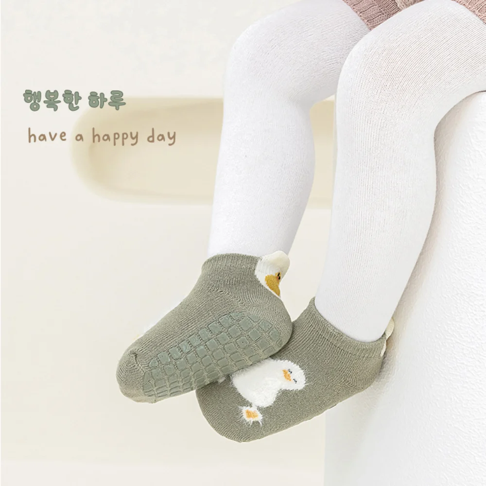 High Quality Anti Slip Baby Socks Thicken Casual Toddler Socks Soft Print Thermal Socks for 0-5 Years Baby