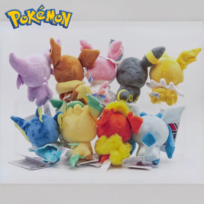 pokemon Official Genuine ACG Goods Eevee Series Doll cute Anime Figures Collectible Desktop Ornaments Toy Birthday Gift For Fans view 3