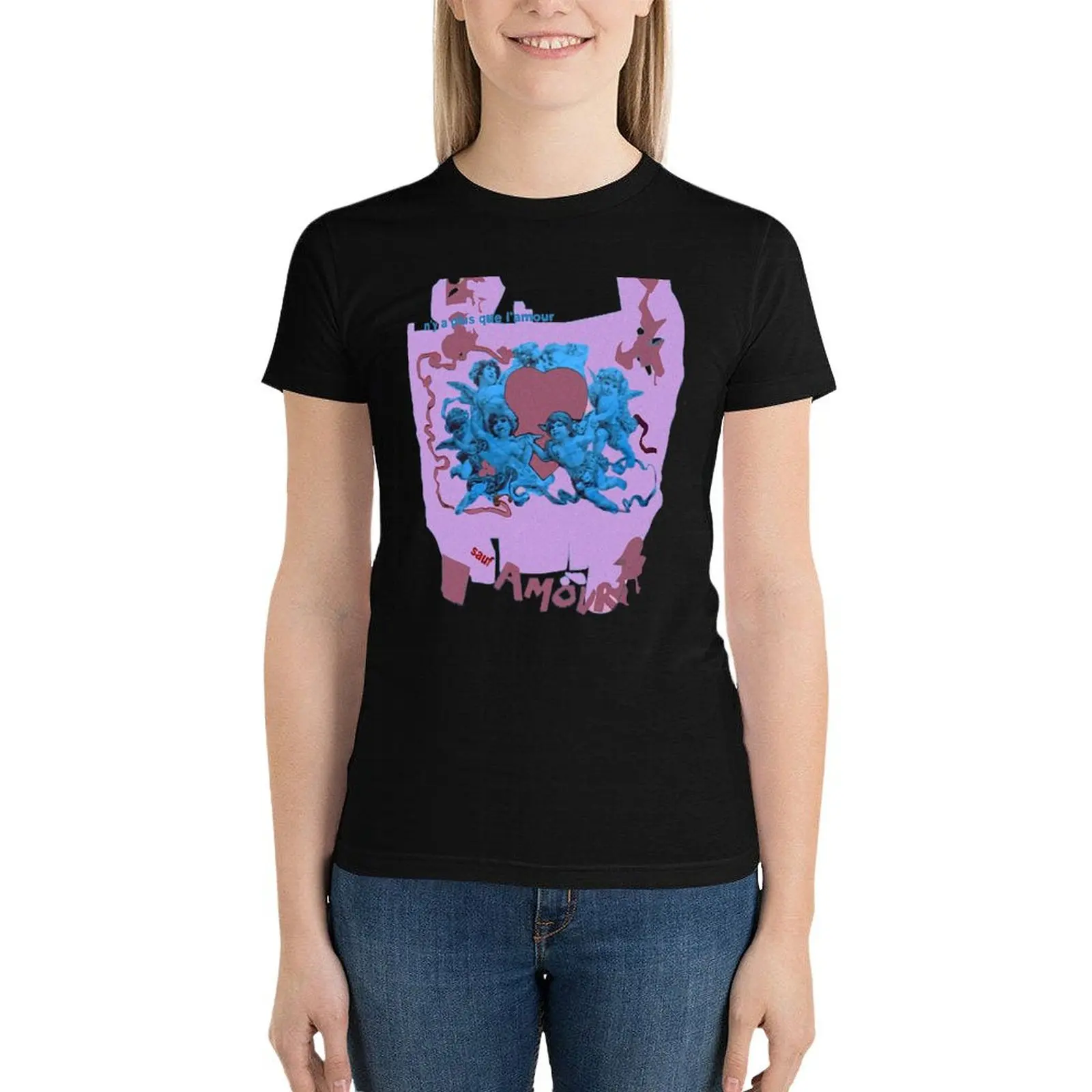 

Amour Beat It Michael T-Shirt kawaii clothes summer clothes Female clothing tees Women's tops