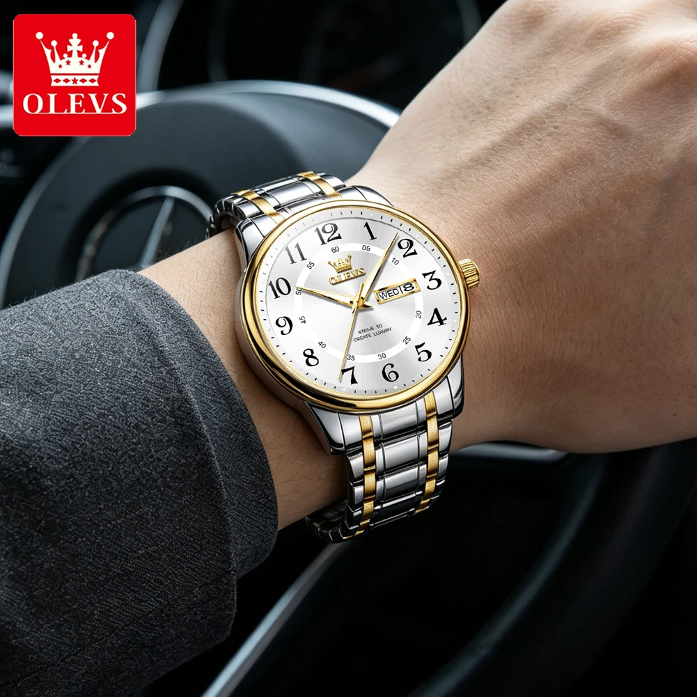 Luxury Watch With Arabic Numerals - OLEVS – montre classique de luxe