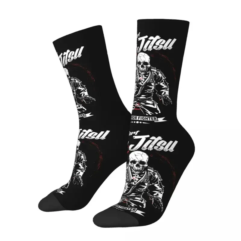 Y2K Winter Warm Funny Women Men Brazilian Jiu Jitsu Gracie Team Martial Arts Bjj Grappling Rio Sweat Absorbing Football Socks