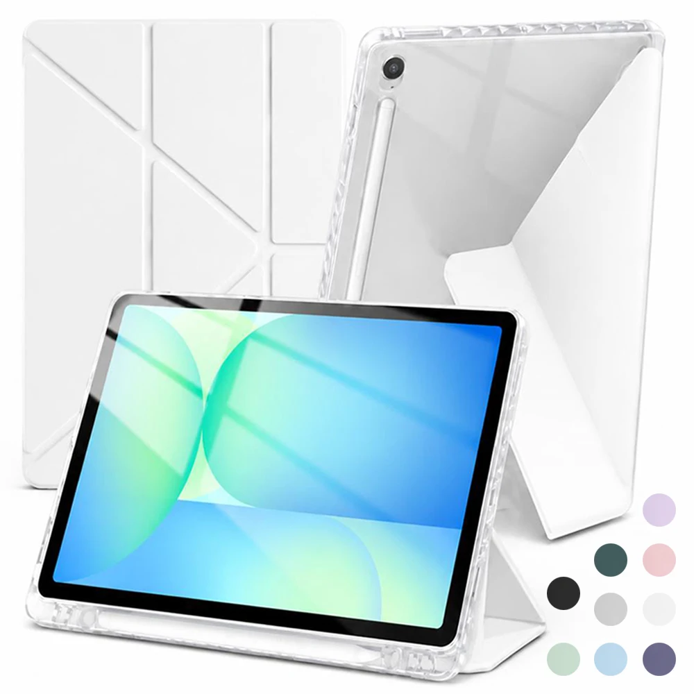 For Samsung Tab S12+ S10 S9 S8 S7 FE Plus 12.4 S11 11 S10 Lite 10.9 inch Case Tab A11 A9 8.7 Plus 11“ Acrylic Back Case Cover