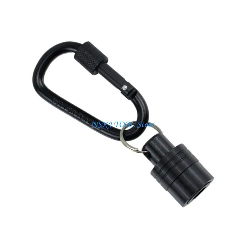 

L8RC 1/4 Shanks Drill Bit Holders Key Chain with Carabiners Hook, Quick Changes