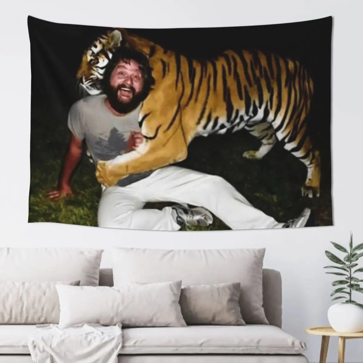 

Alan with a Tiger Tapestry Home Decor Aesthetic Things To Decorate The Room Wall Decor Tapestry