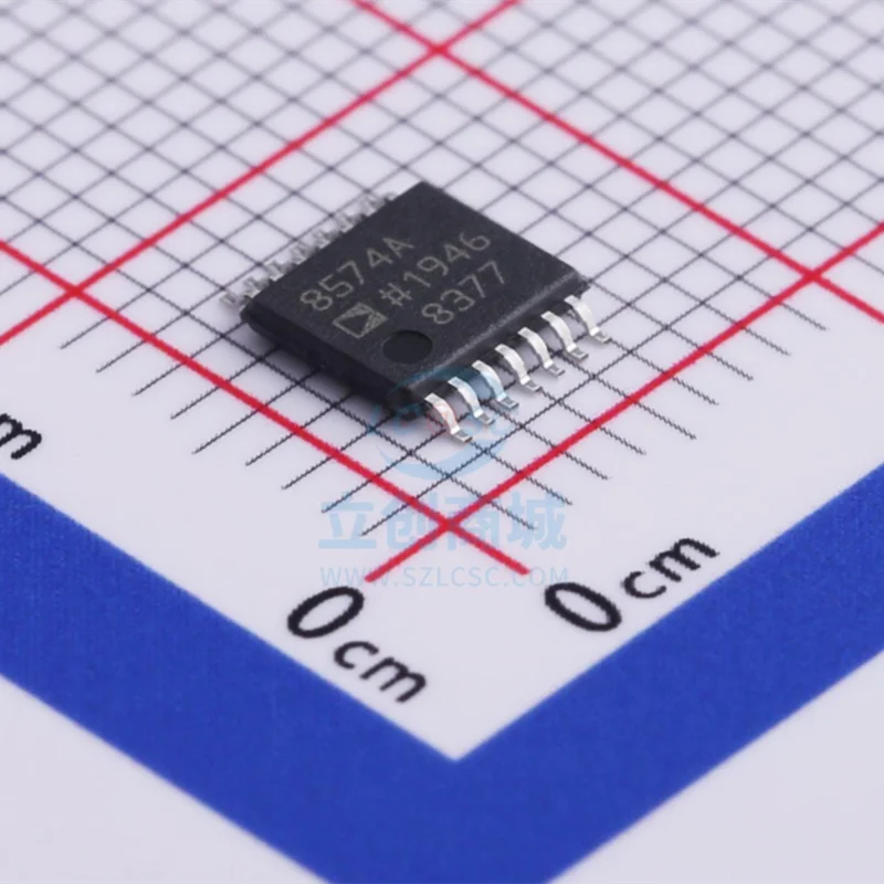 10PCS  Mark:8574A AD8574ARUZ  AD8574ARU  AD8574  IC OPAMP ZER-DRIFT 4CIRC 14TSSOP  New and Original