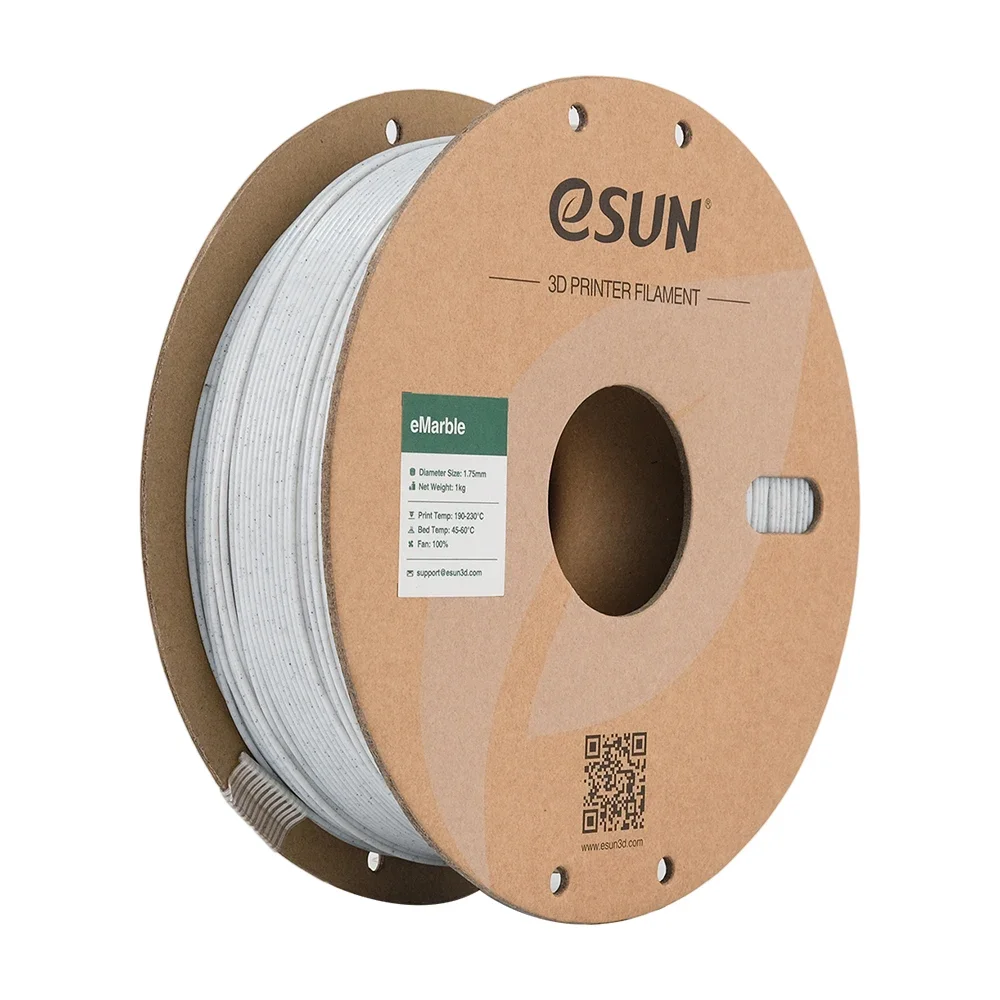 eSUN Marble PLA Filament 1.75mm 3D Printer Filament Marble PLA +/- 0.05mm,1KG 2.2LBS Spool 3D Printing Filament for 3D Printers - view 3