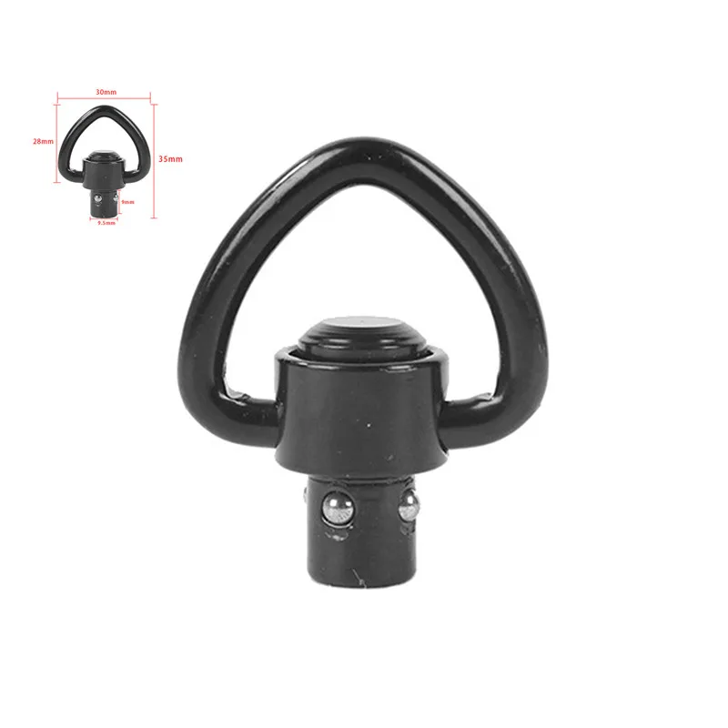 1Pc 24g Rifle Push Button QD Quick Release Sling Swivel Mount Ring For Weapon With A Sling Swivel Mount Rifle Accessories