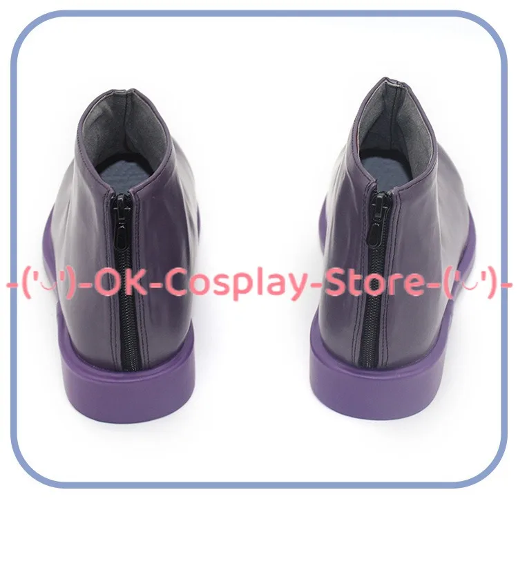 Vtuber Cosplay Sapatos para o Carnaval de Halloween, La + Darknights, PU Botas, Custom Made Props